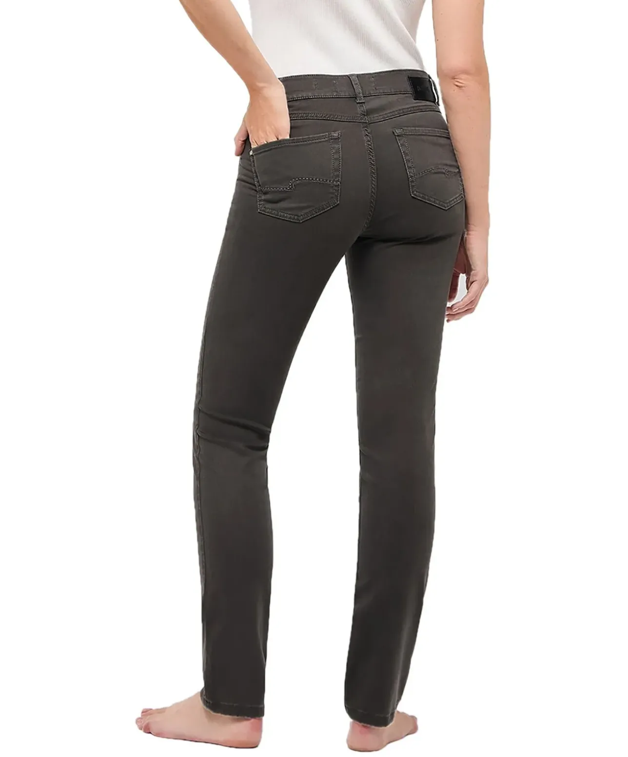 Angels Cici Hose aus Winter Cotton in Dunkelgrau