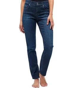 Angels Cici Jeans aus Candiani Denim in Dark Indigo