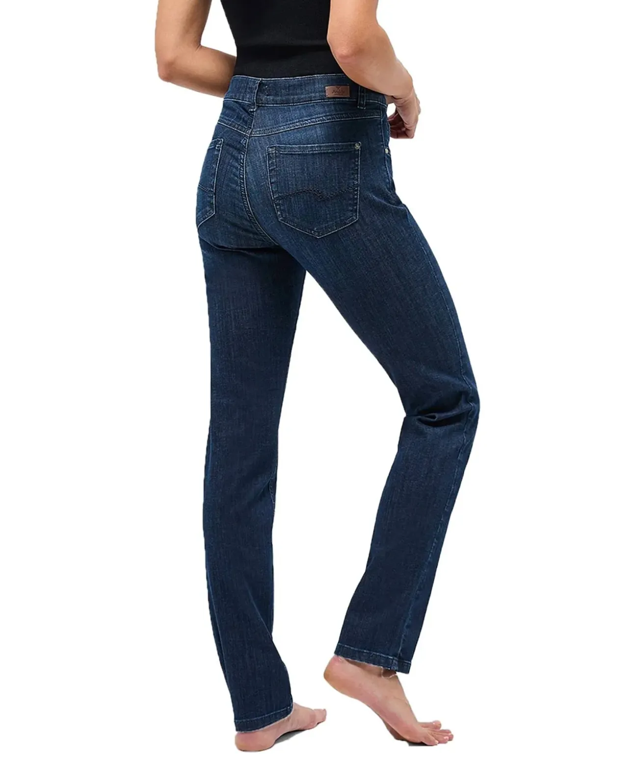 Angels Cici Jeans aus Candiani Denim in Dark Indigo