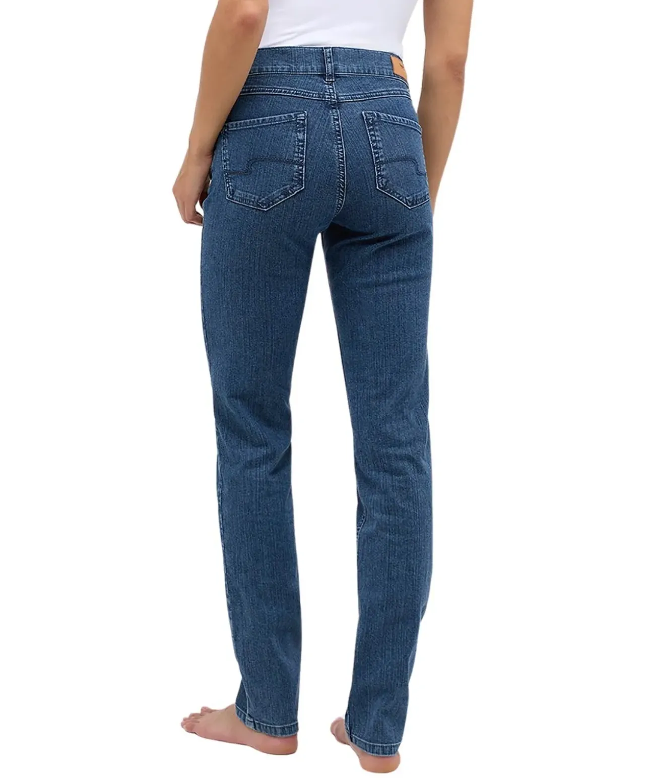 Angels Cici Jeans in mittelblauer Stone-Waschung