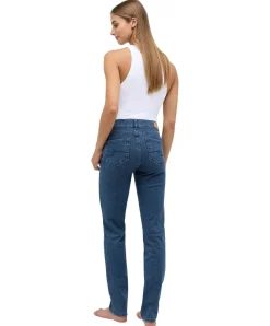 Angels Cici Jeans in mittelblauer Stone-Waschung