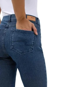 Angels Cici Jeans in mittelblauer Stone-Waschung