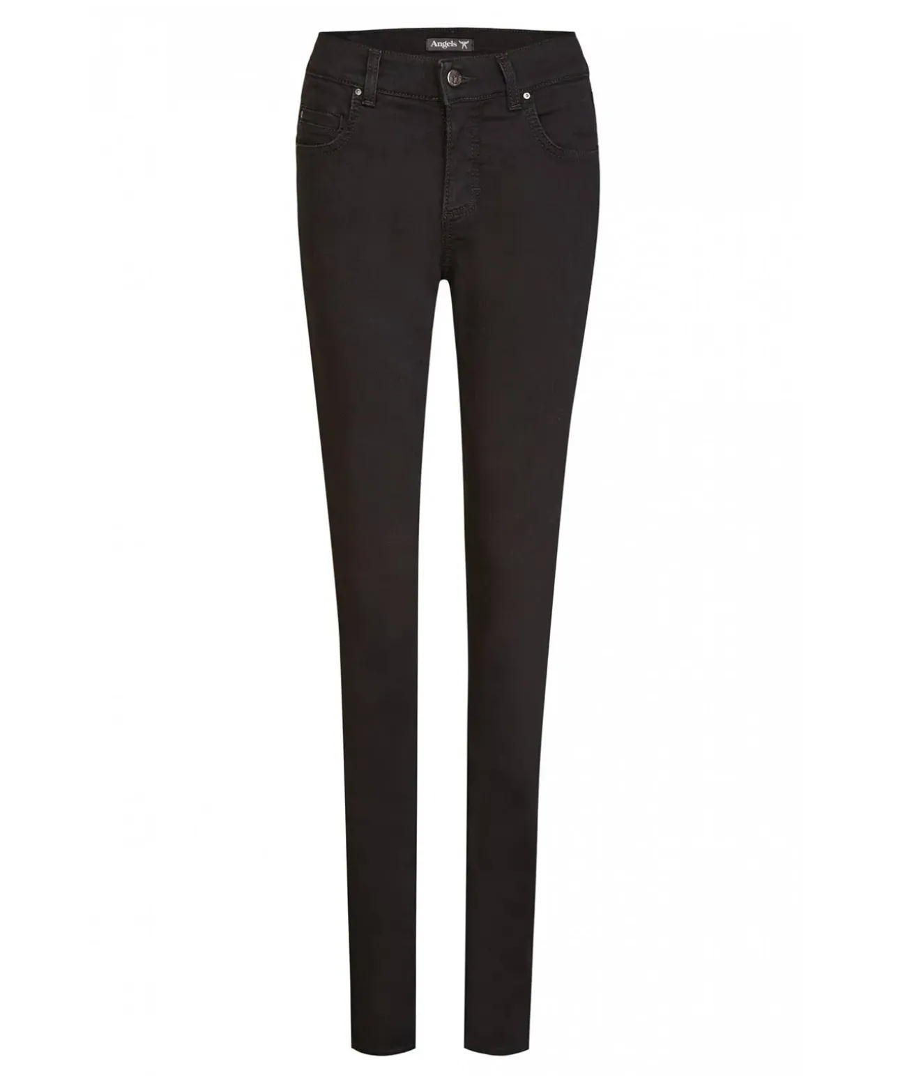Angels Cici Jeans mit geradem Bein in Schwarz