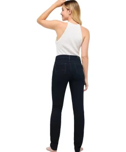 Angels Cici Jeans Straight Leg in Blue Blue