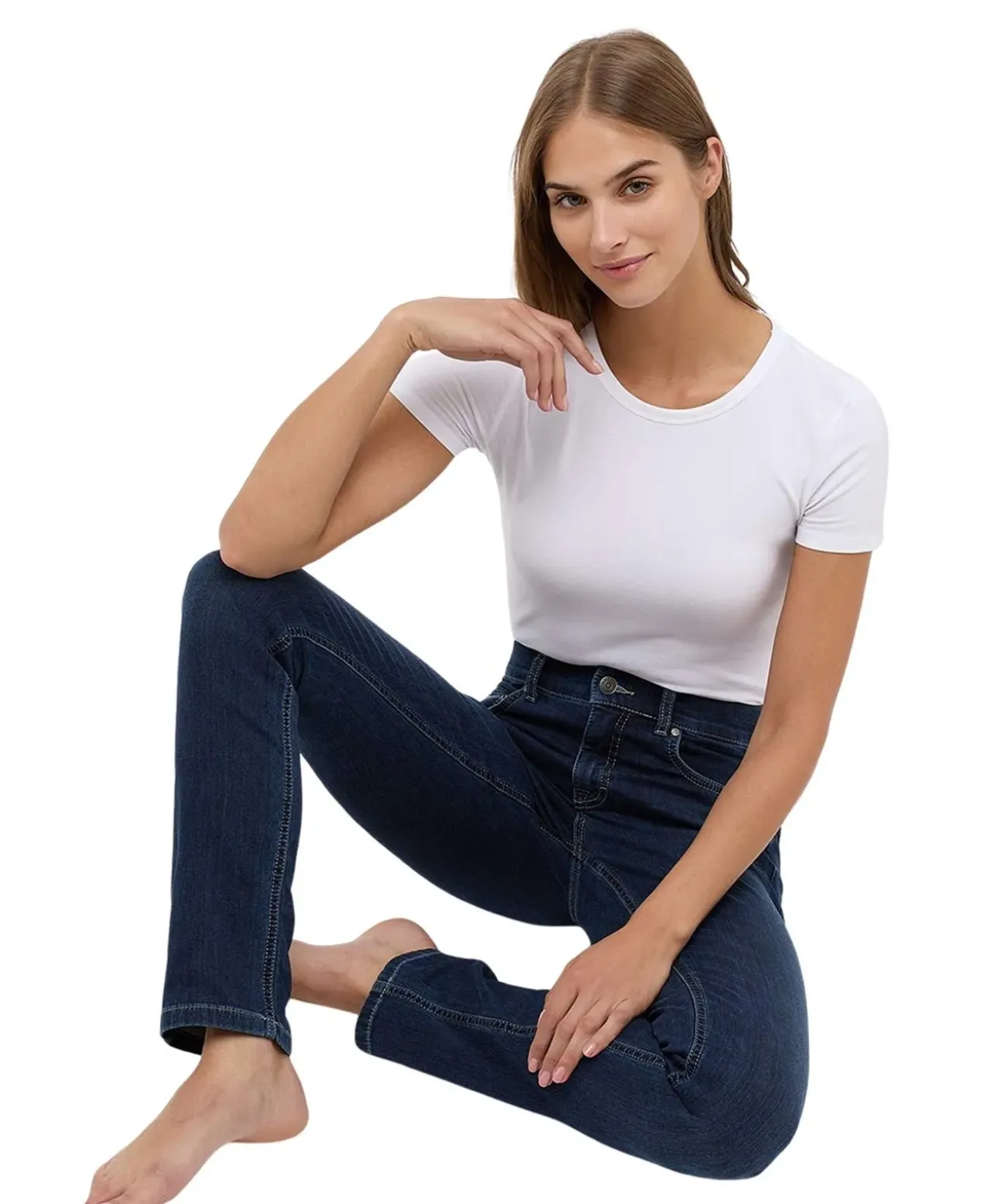 Angels Cici Jeans Sweat Denim in Night Blue Used