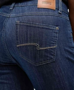 Angels Cici Straight Jeans in Used Optik mit Crinkle