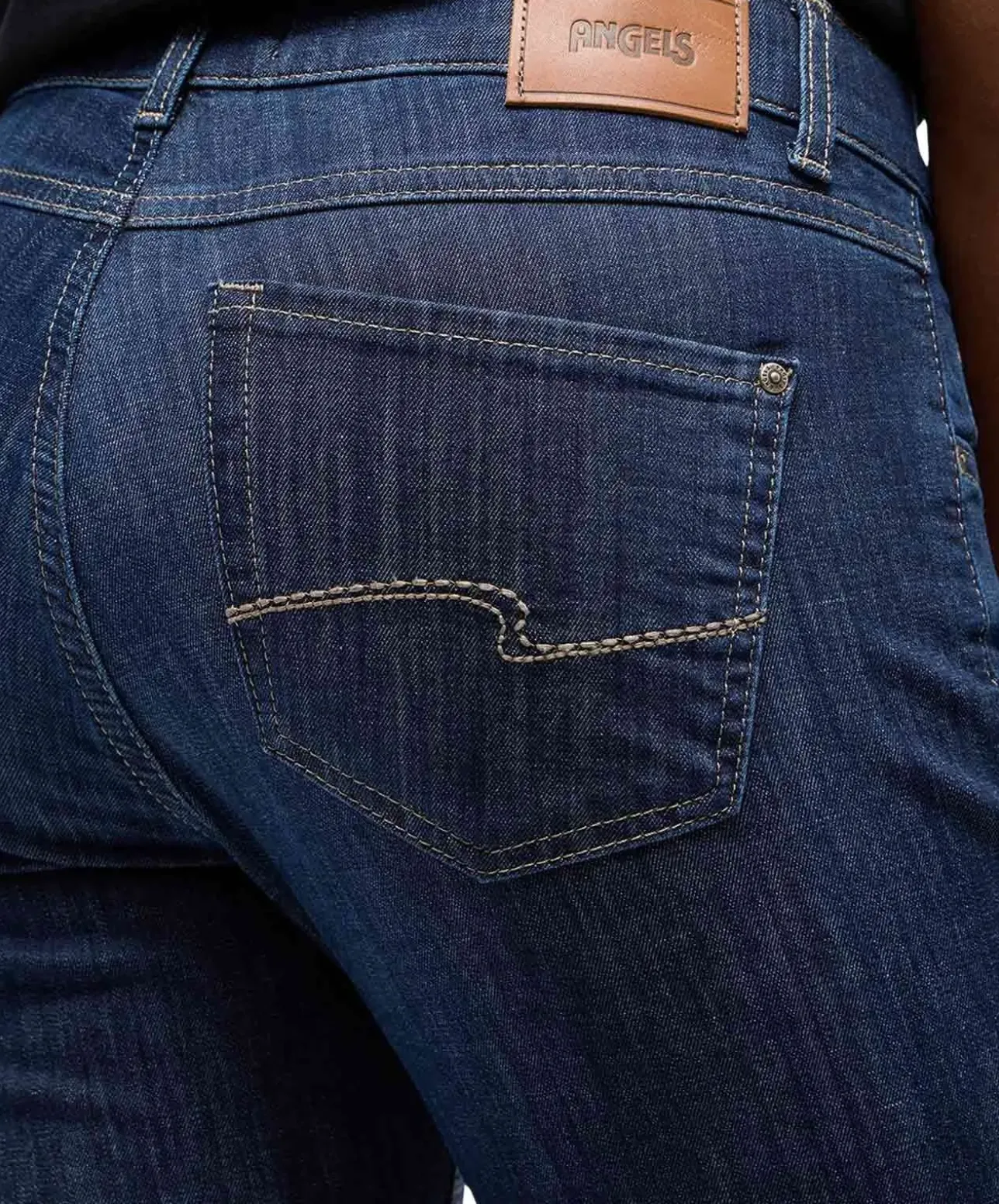 Angels Cici Straight Jeans in Used Optik mit Crinkle