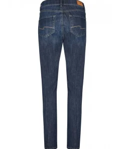 Angels Cici Straight Jeans in Used Optik mit Crinkle