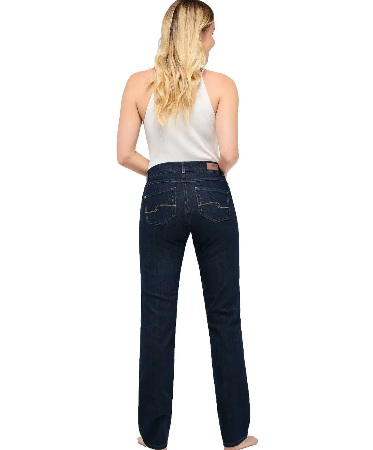 Angels Dolly Jeans in Rinse-Waschung mit Straight Fit