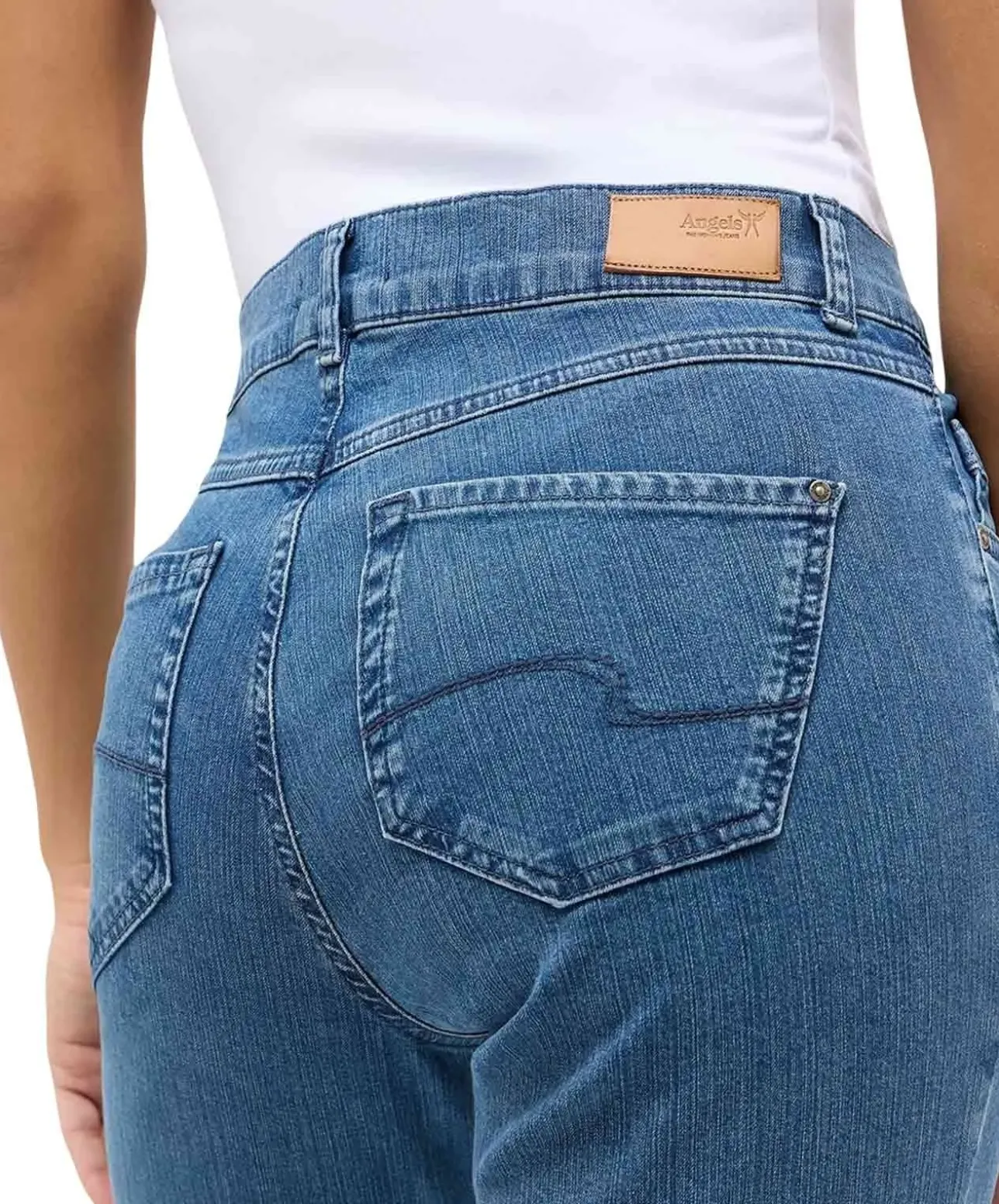 Angels Dolly Jeans in Stone-Waschung