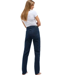 Angels Dolly Jeans mit geradem Bein in Dunkelblau