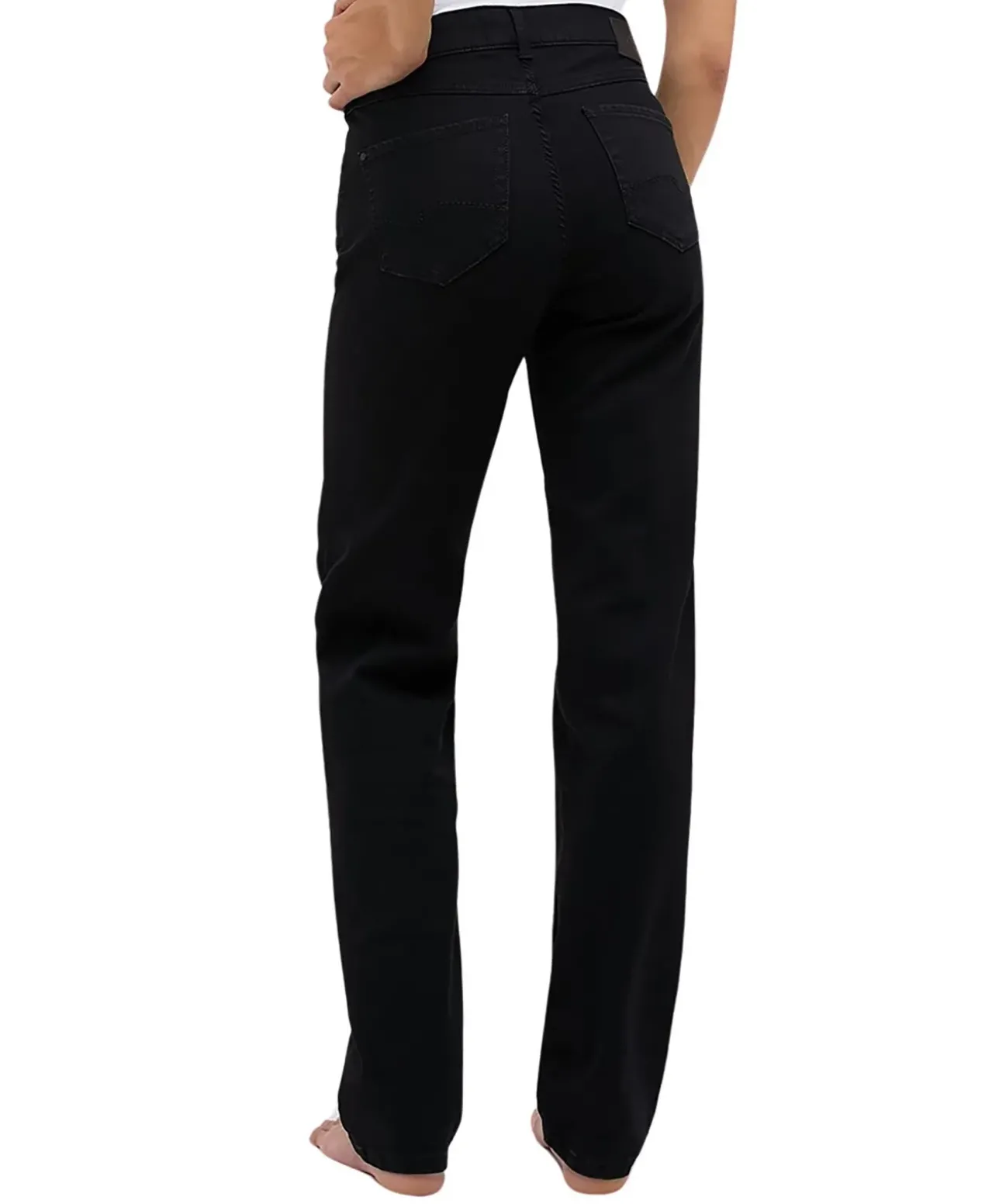 Angels Dolly Jeans Straight Fit in Schwarz
