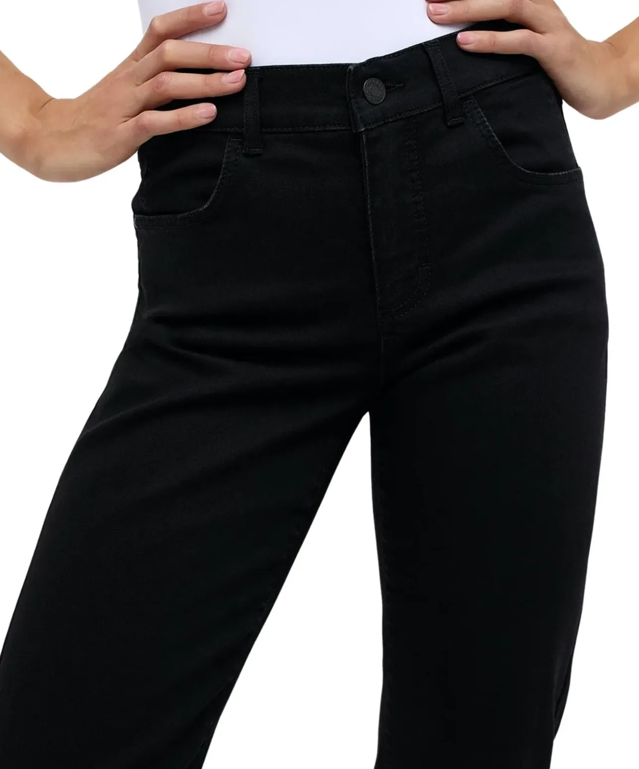 Angels Dolly Jeans Straight Fit in Schwarz