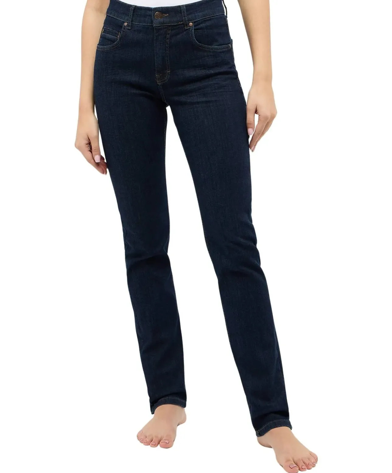 Angels Jeans Cici aus Power Stretch Denim in Dark Indigo