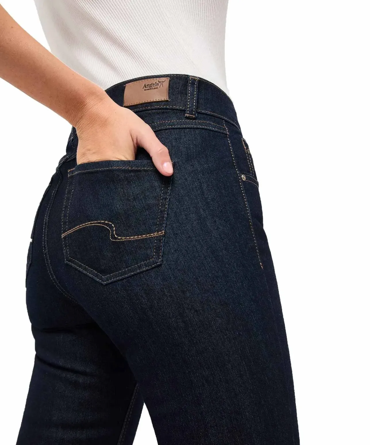 Angels Jeans Cici in dunkler Authentic Waschung