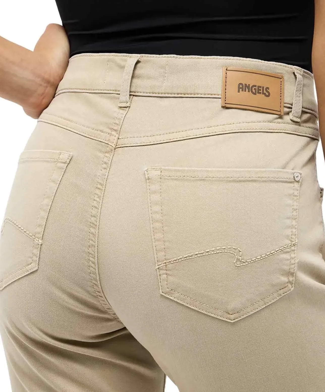Angels Jeans Cici mit Organic Cotton in Sand Used