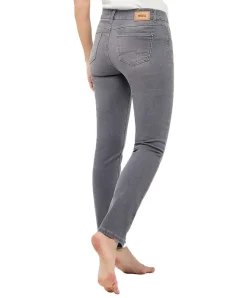 Angels Jeans Cici mit Straight Leg in Dunkelgrau
