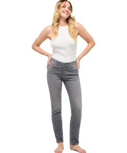 Angels Jeans Cici mit Straight Leg in Dunkelgrau