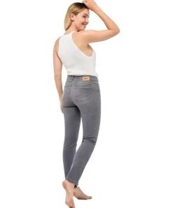 Angels Jeans Cici mit Straight Leg in Dunkelgrau
