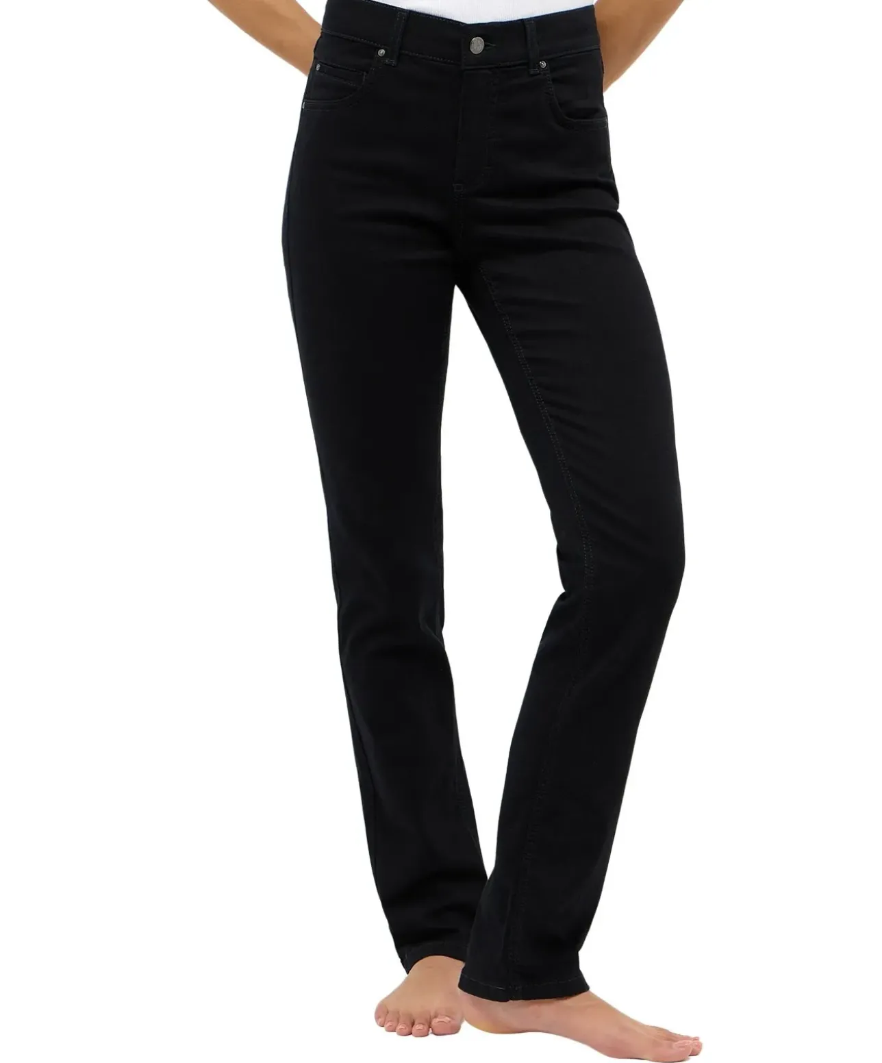 Angels Jeans Cici Ultra Power Stretch in Everblack