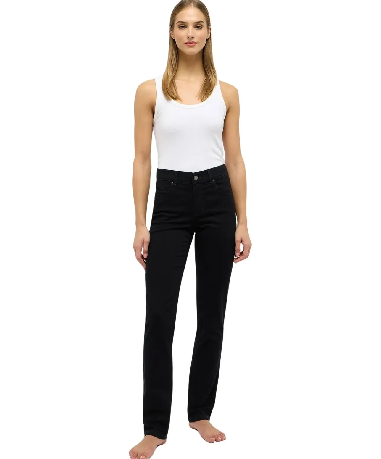 Angels Jeans Cici Ultra Power Stretch in Everblack
