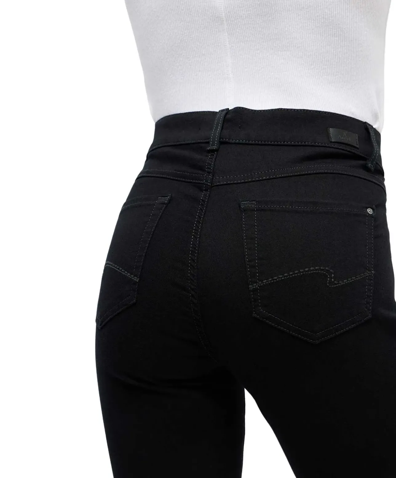 Angels Jeans Cici Ultra Power Stretch in Everblack