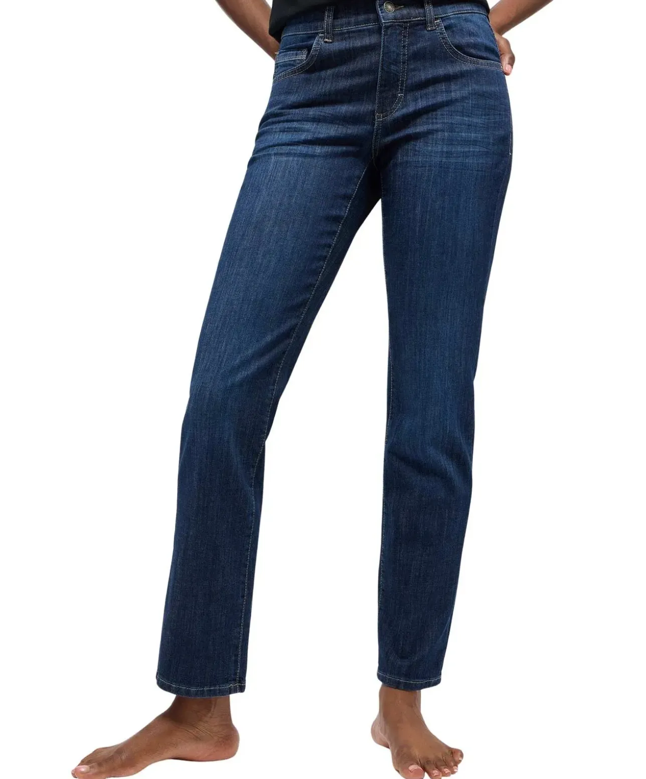 Angels Jeans Dolly im bequemen Schnitt mit Crinkle-Effekten