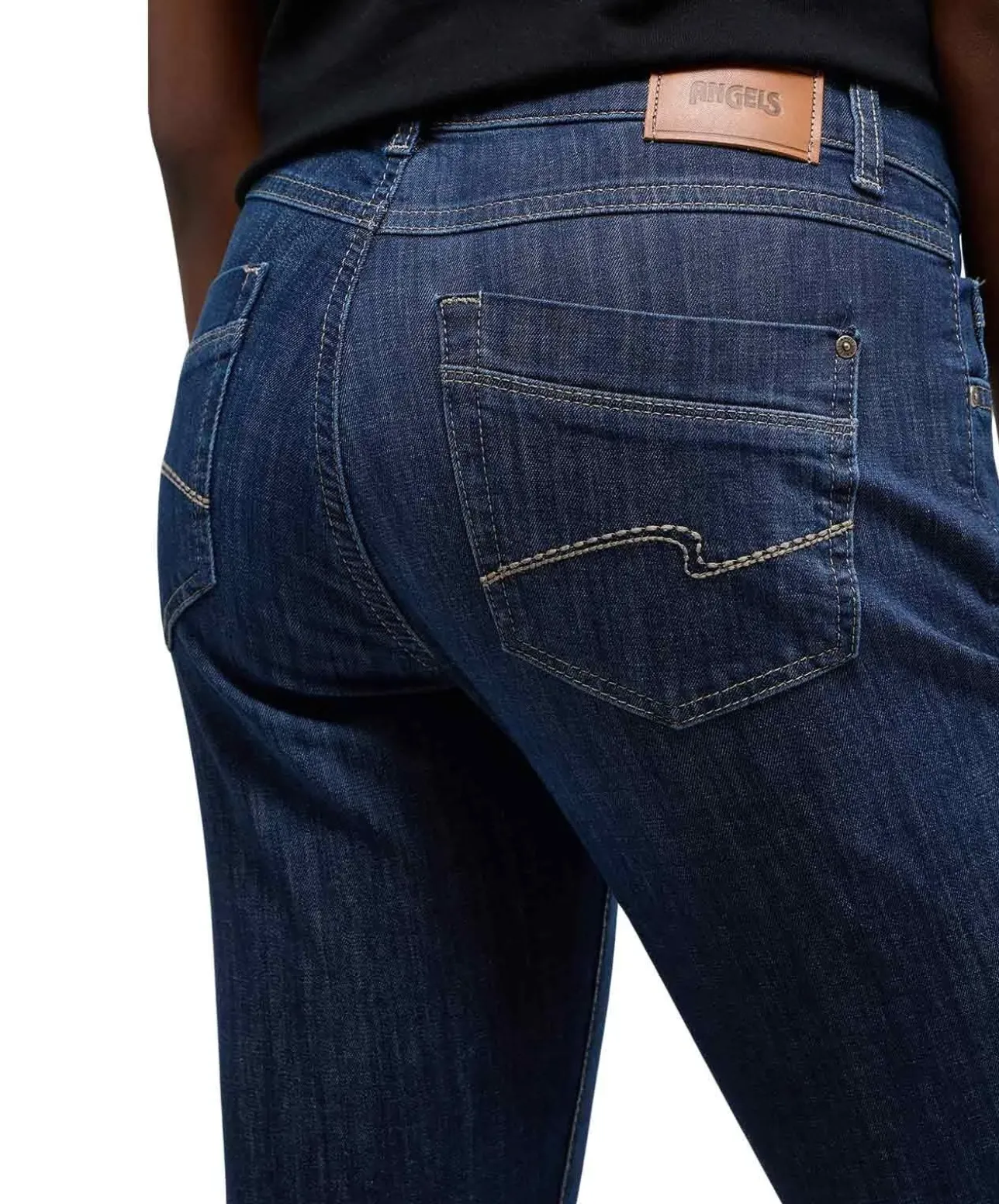 Angels Jeans Dolly im bequemen Schnitt mit Crinkle-Effekten