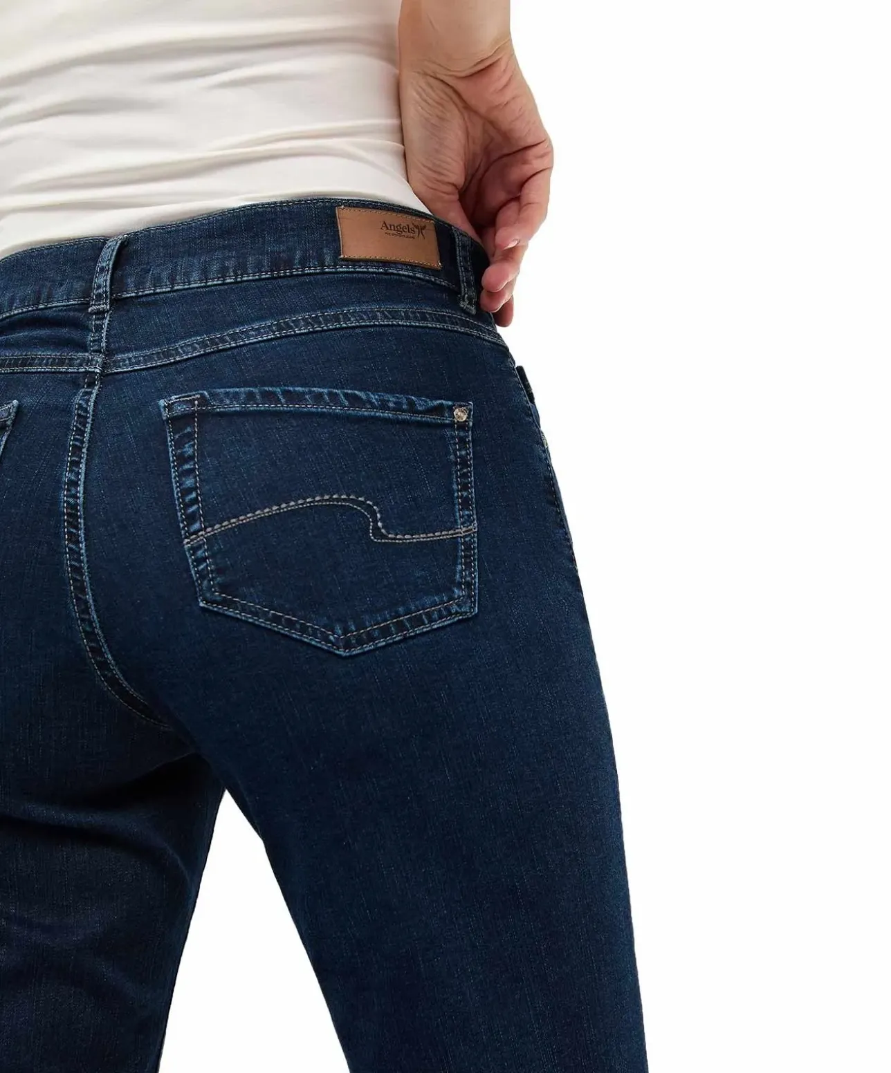Angels Jeans Dolly in dunklem Indigo-Look