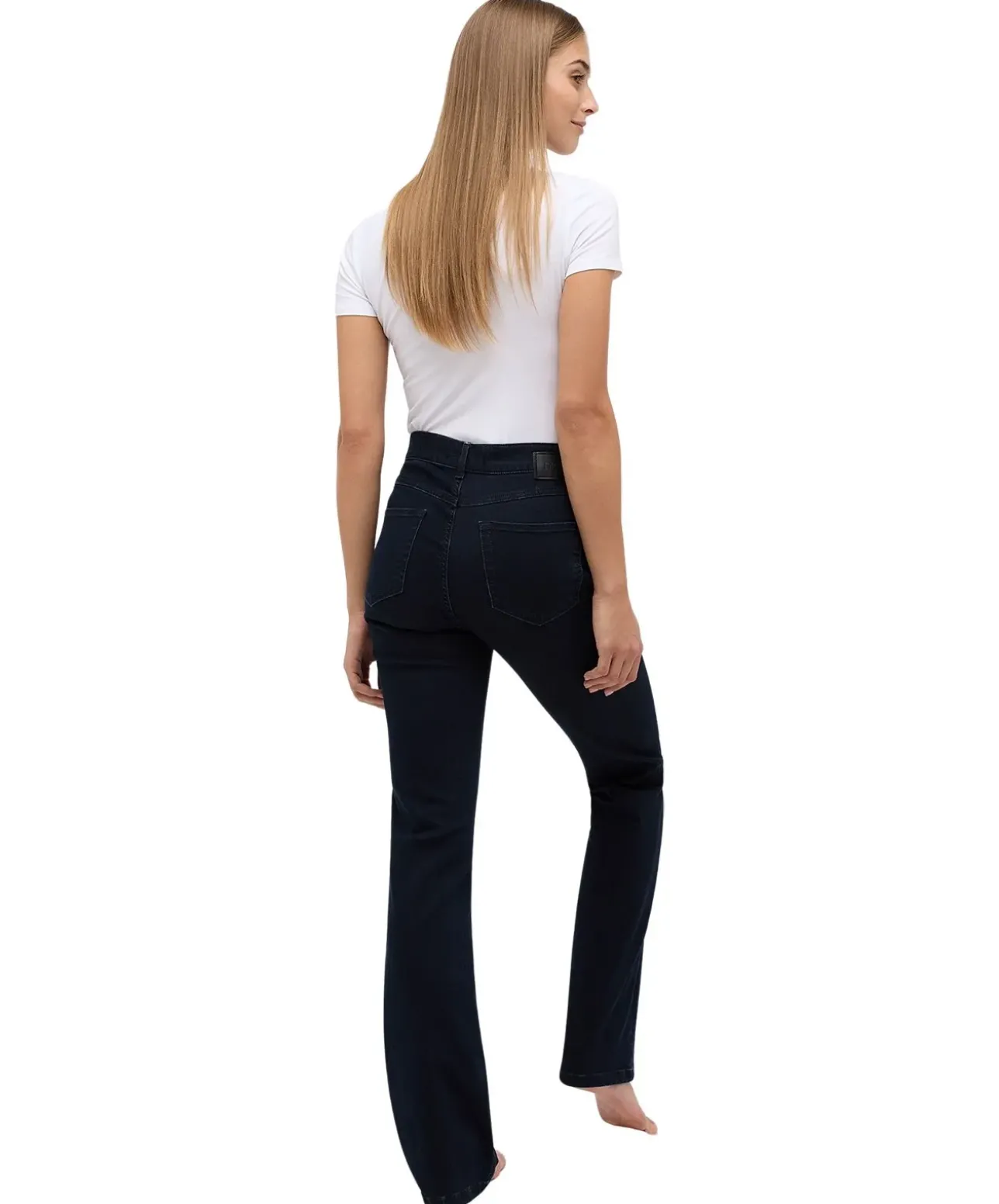Angels Jeans Leni mit Bootcut in Dunkelblau