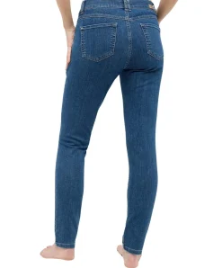 Angels Jeans Skinny Button mit Doppelknopf in Stonewash
