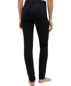 Angels Jeans Skinny Button mit Doppelknopf in Schwarz