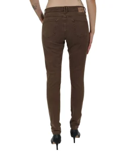 Angels Jeans Skinny Button in dunklem Dark Terra