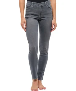 Angels Jeans Skinny Fit mit grauer Used-Optik