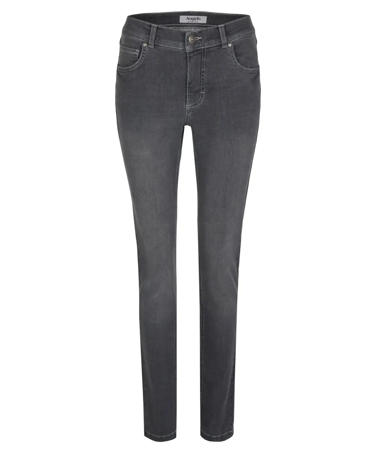 Angels Jeans Skinny Fit mit grauer Used-Optik