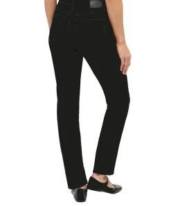 Angels Jeans Straight Cici in Night Blue mit Logo-Applikation