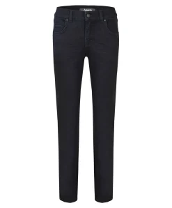 Angels Jeans Straight Cici in Night Blue mit Logo-Applikation