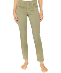 Angels Jeans Straight fit Cici in Light Khaki Used