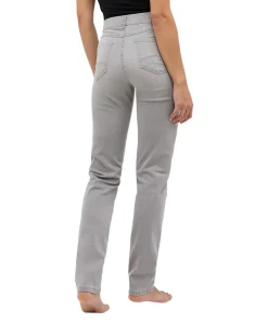 Angels Jeans Straight Fit Cici in hellem Grau