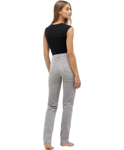 Angels Jeans Straight Fit Cici in hellem Grau