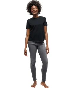 Angels Jeans Straight Fit Cici in grauer Used-Waschung