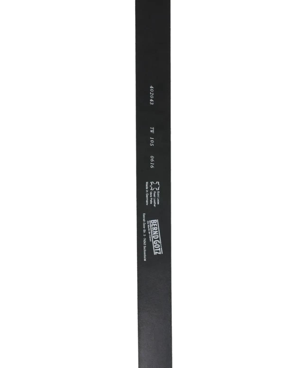 Bernd Götz 402043 - Ledergürtel in Schwarz
