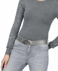 Bernd Götz - Jeansgürtel in Schwarz aus Softleder