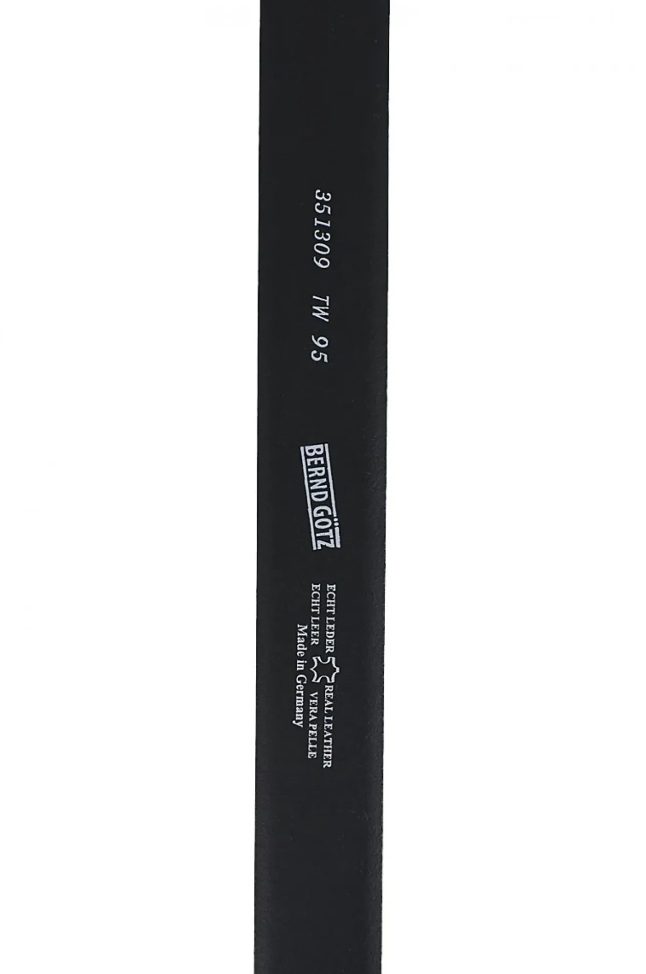 Bernd Götz Ledergürtel Touno Lucido in Schwarz
