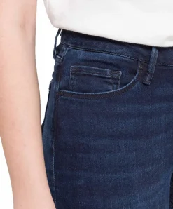 Cross Alan High Waisted Skinny Jeans in Blue Black