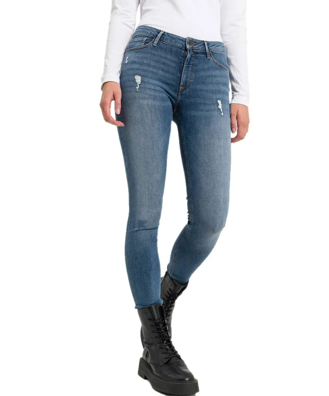 Cross Alan Jeans Super Skinny Fit mit hohem Bund