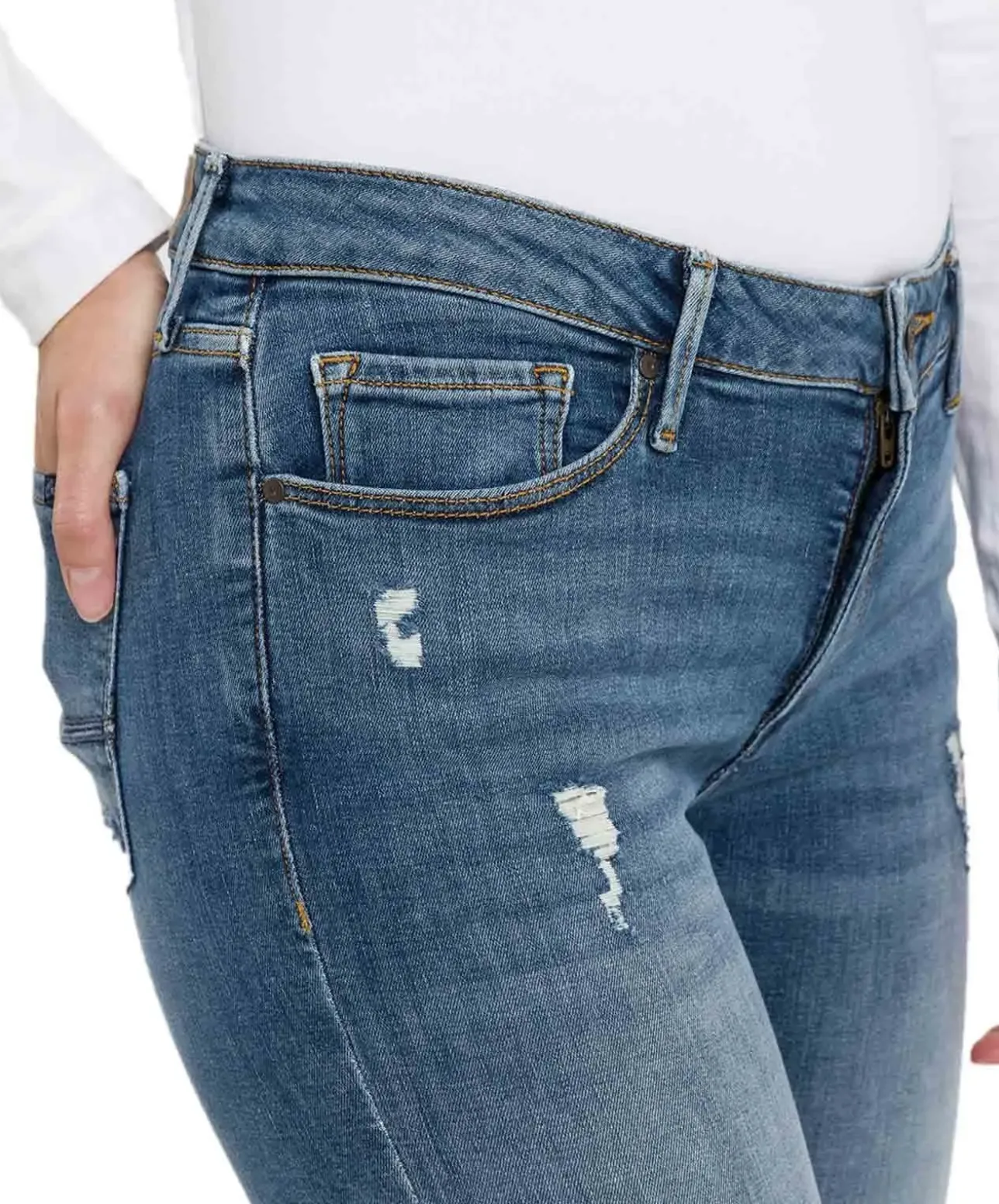 Cross Alan Jeans Super Skinny Fit mit hohem Bund