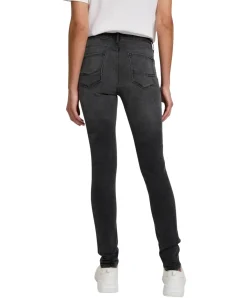 CROSS Alan Skinny fit Jeans in anthrazitfarbener Waschung