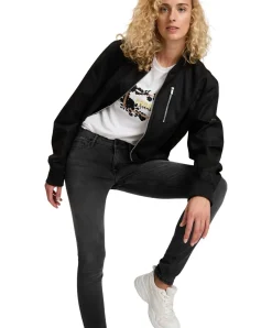 CROSS Alan Skinny fit Jeans in anthrazitfarbener Waschung