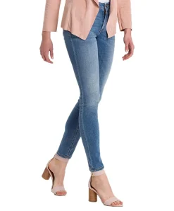 Cross Anya - hellblaue Slim-Fit-Jeans mit hohem Bund